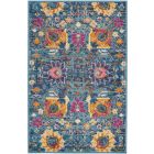 Nourison Home Passion PSN01 1'10" x 2'10" Denim Bohemian Indoor Rug