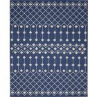 Nourison Home Grafix GRF37 7'10" x 9'10" Navy Bohemian Indoor Rug (Dropshippable)