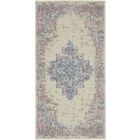 Nourison Home Grafix GRF14 2' x 4' Ivory/Pink Vintage Indoor Rug (Dropshippable)