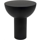 Noir Furniture Touchstone Side Table, Black Steel