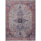 Nourison Home Grand Washables GRW05 7'10" x 9'10" Ivory Brick Vintage Indoor Rug (Dropshippable)