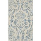 Nourison Home Jubilant JUB09 3' x 5' Ivory Blue Vintage Indoor Rug (Dropshippable)