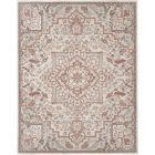 Nourison Home Elation ETN10 7'10" x 9'10" Ivory Brick Bohemian Indoor Rug (Dropshippable)
