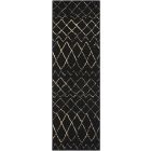 Nourison Home Grafix GRF04 2'3" x 7'6" Black Bohemian Indoor Rug (Dropshippable)