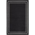 Nourison Home Essentials NRE02 2' x 4' Black Ivory Contemporary Rug (Dropshippable)