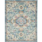 Nourison Home Passion PSN25 9' x 12' Ivory/Light Blue Bohemian Indoor Rug (Dropshippable)