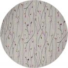 Nourison Home Grafix GRF15 8' x Round Grey Contemporary Indoor Rug (Dropshippable)