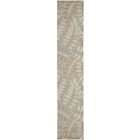 Nourison Home Aloha ALH18 2'3" x 12' Natural Runner Tropical Rug