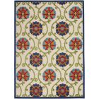 Nourison Home Aloha ALH19 9'6" x 13' Blue/Multicolor Rectangle Contemporary Rug