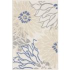 Nourison Home Passion PSN17 1'10" x 2'10" Ivory Grey Blue Contemporary Indoor Rug (Dropshippable)