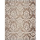 Nourison Home Elation ETN03 7'10" x 9'10" Ivory Mocha Vintage Indoor Rug (Dropshippable)