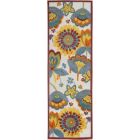 Nourison Home Aloha ALH25 2' x 6' Multicolor Runner Contemporary Rug