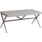 Artistica Home Greta Rectangular Cocktail Table in Onyx