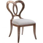 Artistica Home Melody Side Chair in Mahogany