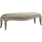 A.R.T. Furniture Starlite Bed Bench in Silver (AAF)