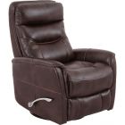 Parker Living Gemini Glider Swivel Recliner in Truffle
