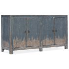 Hooker Furniture Boheme Four Door Media Console in Blue