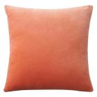 Nourison Home Sofia Solid Revers Velvet 20" x 20" Coral Indoor Throw Pillow