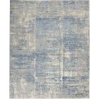 Nourison Home Solace SLA02 8' x 10' Ivory/Grey/Blue Modern Indoor Rug (Dropshippable)
