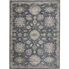 Nourison Home Quarry QUA06 7'10" x 9'10" Blue/Beige Vintage Indoor Rug (Dropshippable)