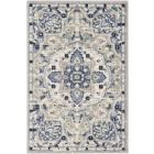 Nourison Home Passion PSN22 1'10" x 2'10" Grey Beige Transitional Indoor Rug