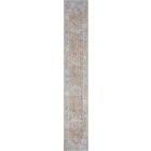 Nourison Home Elegant Heirlooms ELH01 2'2" x 12' Blue Multicolor Vintage Indoor Rug (Dropshippable)