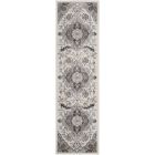 Nourison Home Elation ETN09 2'3" x 7'6" Ivory Grey Transitional Indoor Rug (Dropshippable)