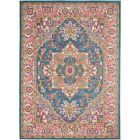 Nourison Home Passion PSN20 3'9" x 5'9" Teal Multicolor Bohemian Indoor Rug (Dropshippable)