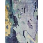 Nourison Home Prismatic PRS09 2' x 3' Silver/Blue Modern Indoor Rug