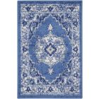 Nourison Home Whimsicle WHS03 2' x 3' Navy Farmhouse Indoor Rug (Dropshippable)