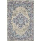 Nourison Home Grafix GRF14 3' x 5' Ivory/Pink Vintage Indoor Rug (Dropshippable)