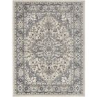 Nourison Home Quarry QUA05 7'10" x 9'10" Ivory Blue Vintage Indoor Rug (Dropshippable)