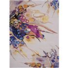 Nourison Home Prismatic PRS20 3'9" x 5'9" Grey Lilac Multi Modern Indoor Rug (Dropshippable)