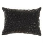 Nourison Home Sofia Fully Beaded 10" x 14" Black Indoor Throw Pillow