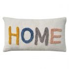 Nourison Home Lifestyle Tufted Home 12" x 21" Multicolor Indoor Throw Pillow