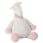 Nourison Home Plush Lines Unicorn Toy 22" x 26" Ivory Indoor Plush Animal