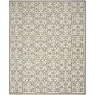 Nourison Home Aloha ALH34 7'10" x 10'6" Ivory Grey Rectangle Contemporary Rug (Dropshippable)