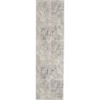 Nourison Home Rustic Textures RUS07 2'2" x 7'6" Grey/Beige Modern Indoor Rug (Dropshippable)