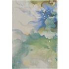 Nourison Home Prismatic PRS16 3'9" x 5'9" Seafoam Modern Indoor Rug