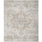 Nourison Home Astra Machine Washable ASW12 7'10" x 10' Silver Grey Rectangle Vintage Indoor Rug