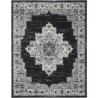 Nourison Home Passion PSN03 8' x 10' Black Ivory Vintage Indoor Rug (Dropshippable)