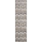 Nourison Home Elation ETN04 2'3" x 7'6" Grey Ivory Modern Indoor Rug (Dropshippable)