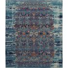 Nourison Home Vintage Kashan VKA02 8'10" x 11'10" Blue Vintage Indoor Rug (Dropshippable)