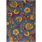 Nourison Home Aloha ALH17 5'3" x 7'5" Navy Multicolor Rectangle Outdoor Rug (Dropshippable)