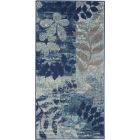 Nourison Home Tranquil TRA01 2' x 4' Navy/Light Blue Farmhouse Indoor Rug (Dropshippable)