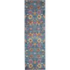 Nourison Home Passion PSN01 2'2" x 10' Denim Bohemian Indoor Rug