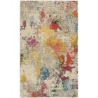Nourison Home Celestial CES12 3' x 5' Ivory/Multicolor Modern Indoor Rug (Dropshippable)