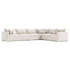 Bernhardt Interiors Helena Fabric Sectional K1670 1146-002 (Grade L)