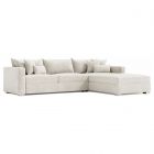 Bernhardt Interiors Helena Fabric Sectional K1684 1146-002 (Grade L)