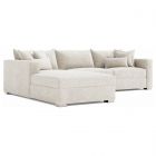 Bernhardt Interiors Helena Fabric Sectional K1708 1146-002 (Grade L)